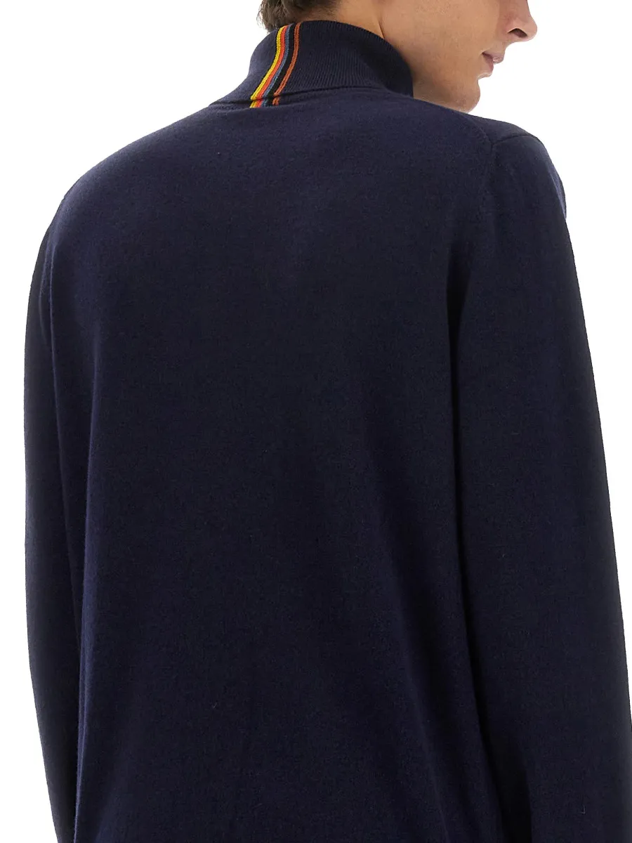 Paul Smith Artist Stripe Roll Neck Jumper