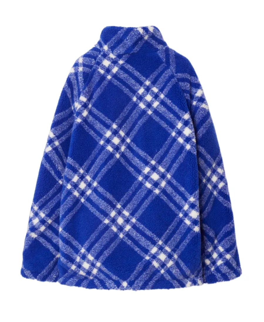 Check-Print Fleece Jacket