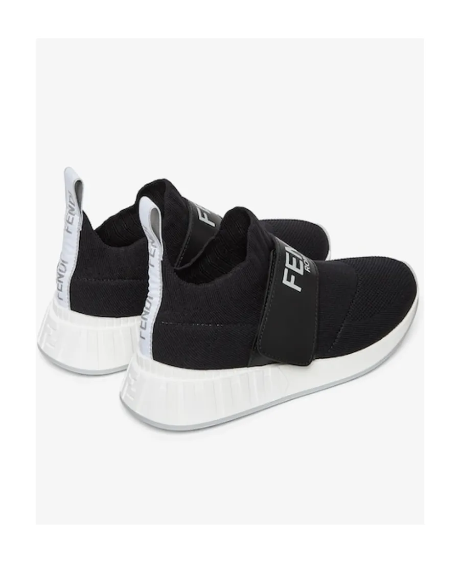 Black Mesh Junior Sneakers
