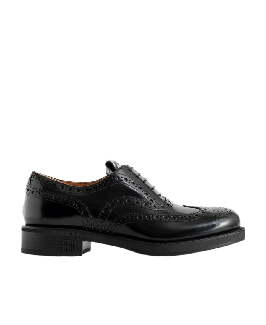 Lace-Up Leather Brogues