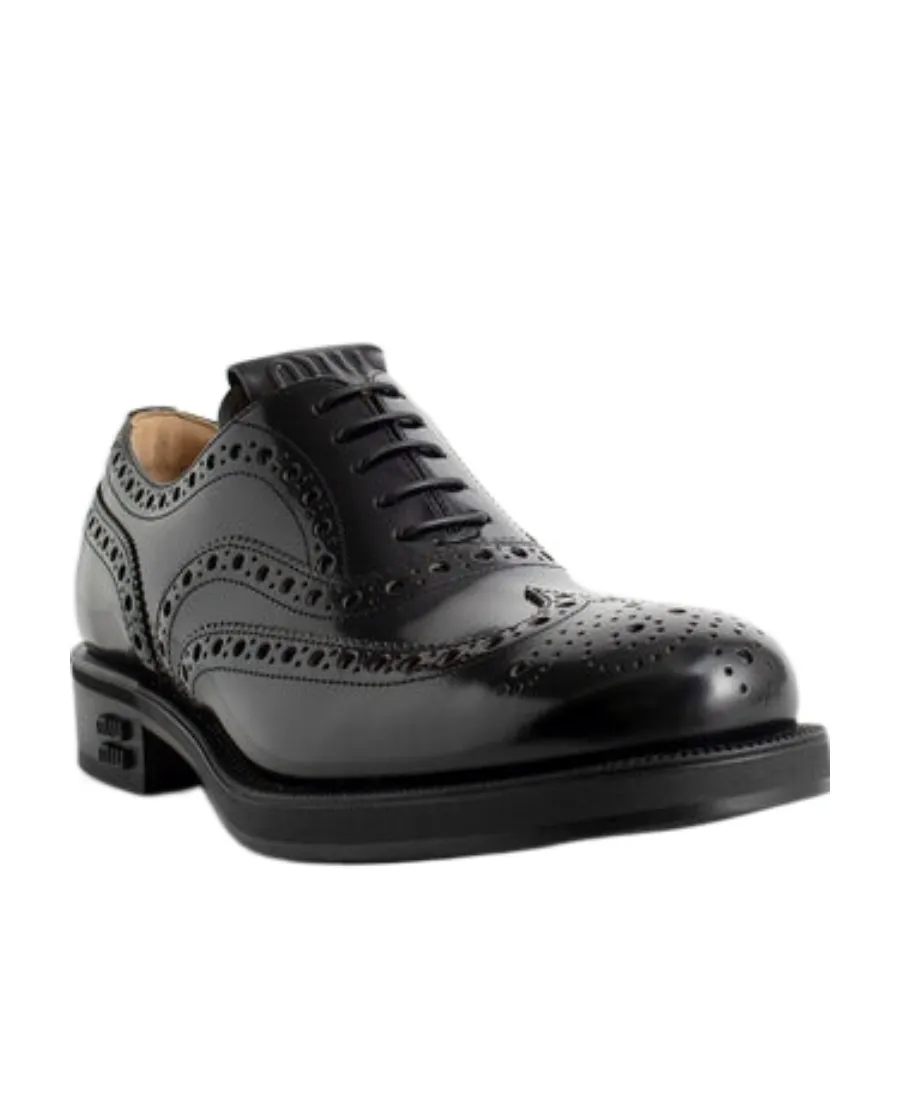 Lace-Up Leather Brogues
