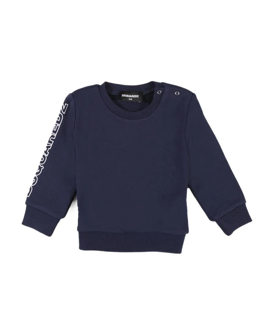 Dsquared2 Kids Logo Printed Crewneck Sweatshirt