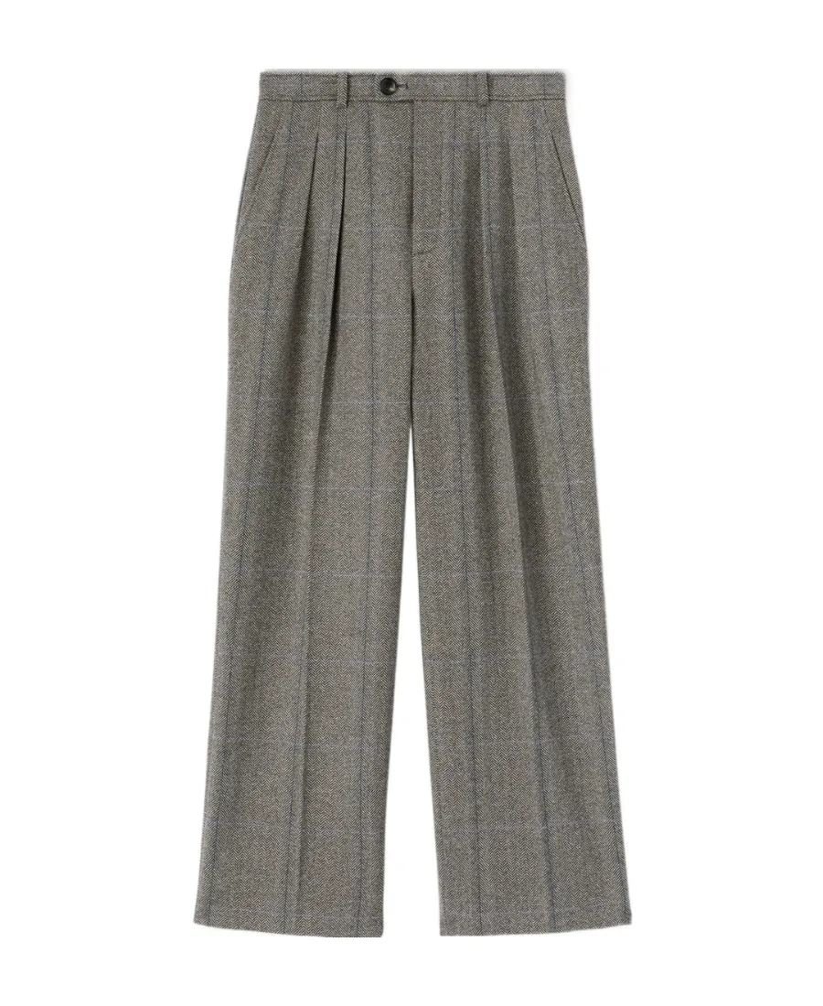 Loro Piana Barbed Straight-Leg Trousers