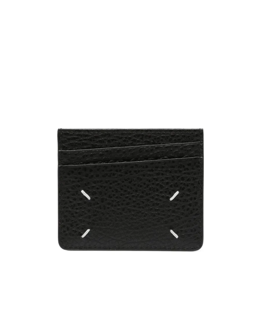 Four-Stitch Leather Card Holder