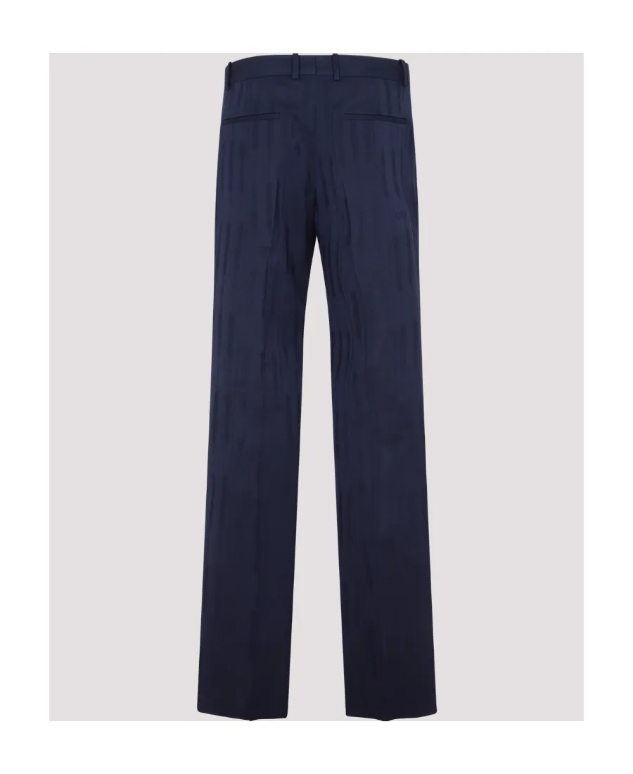 Off-White Mid-Rise Straight Leg Trousers