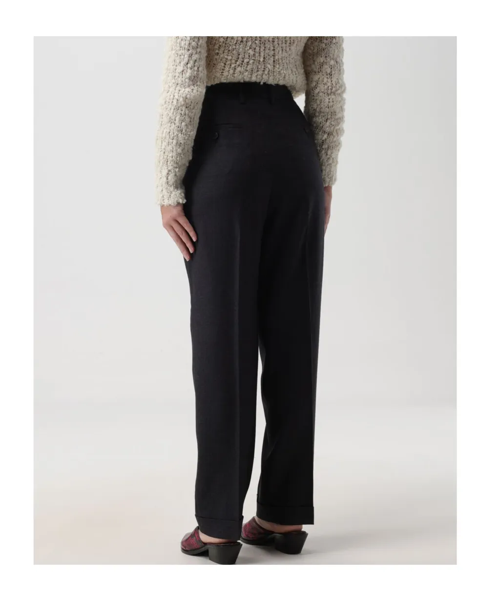 Belt-Loop Casual Pants