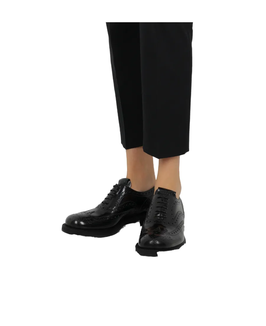 Church's X Miu Miu Round Head Lace Up Business Dress Shoes