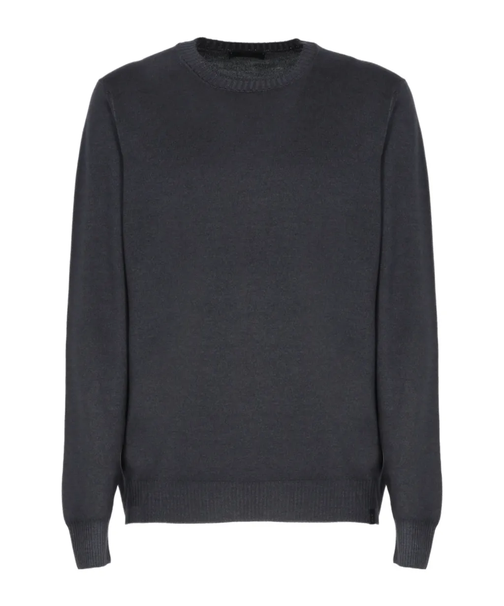 Logo-Tag Crew Neck Jumper