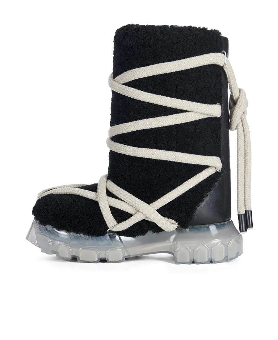 Lunar Tractor Calf-Length Boots