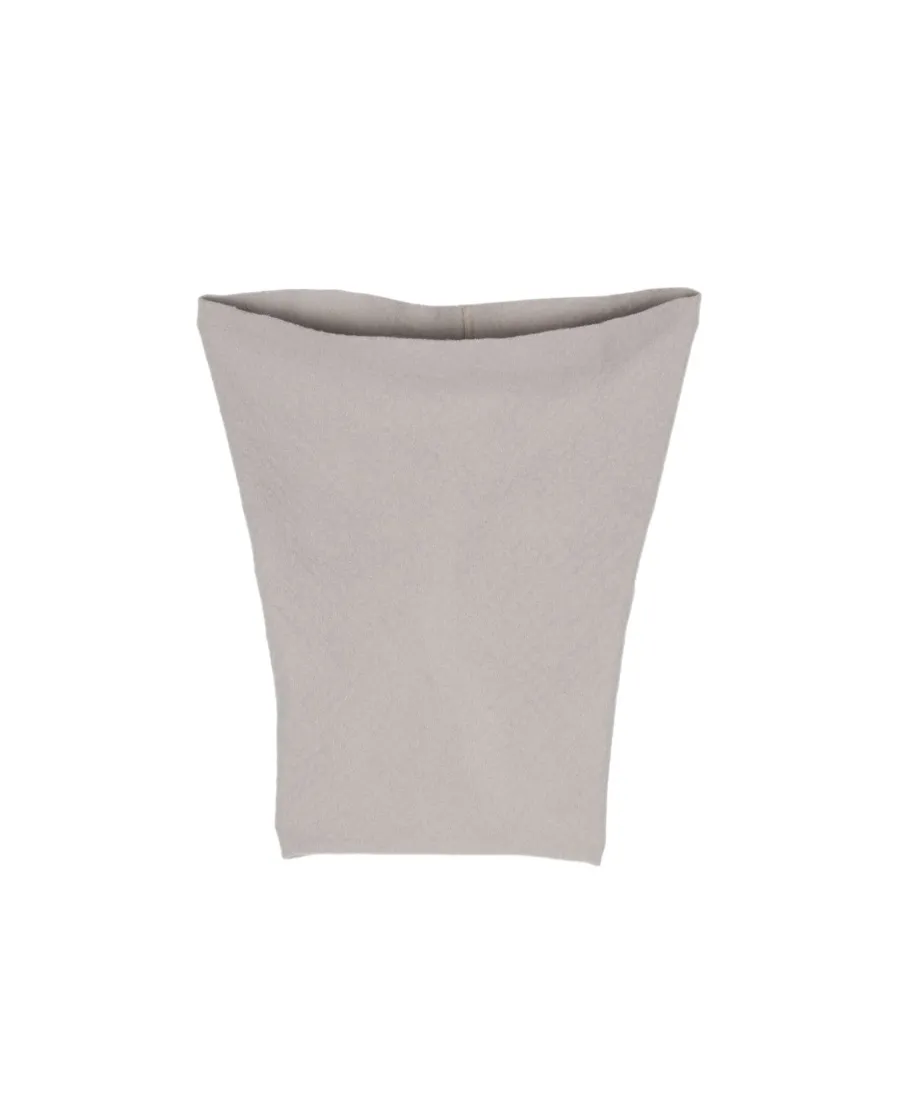 Fine-Knit Virgin Wool Cowl Scarf