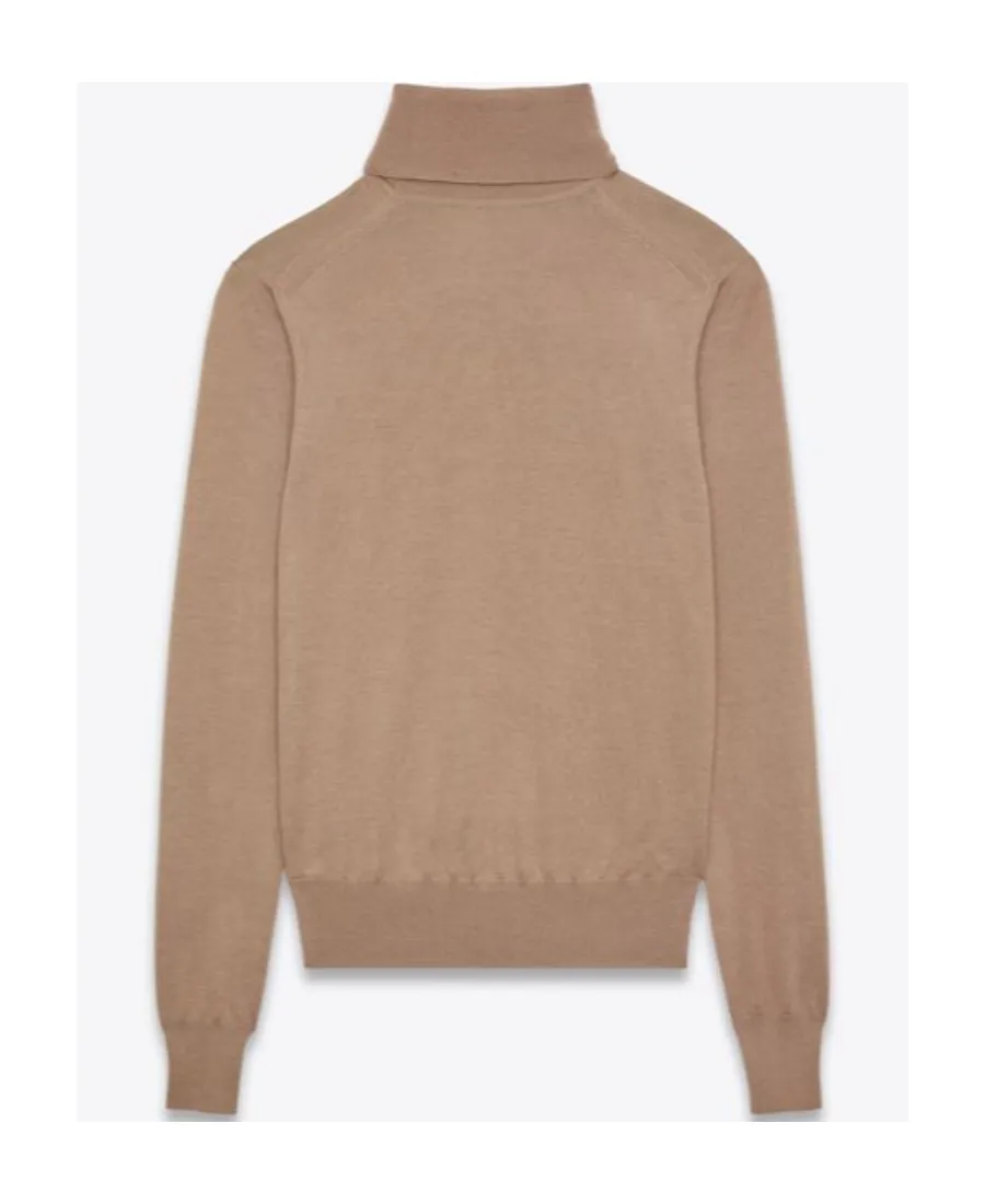 Turtleneck Sweater In Cashmere, Wool And Silk
