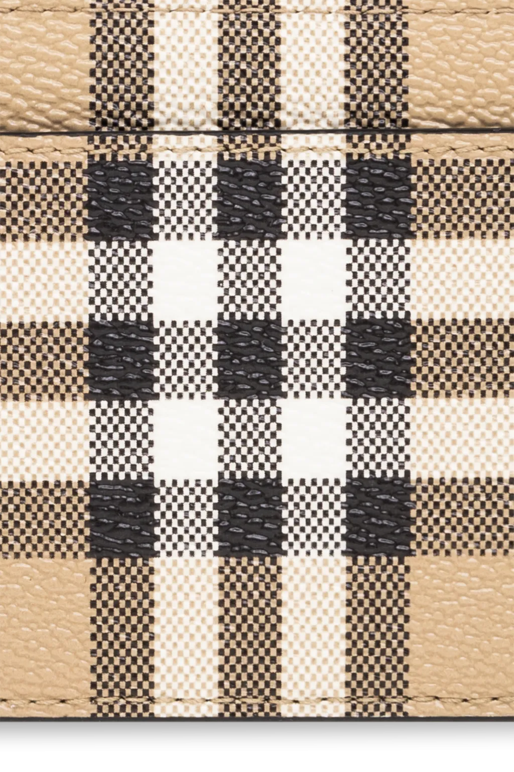 Burberry Checked Zipped Card Holder