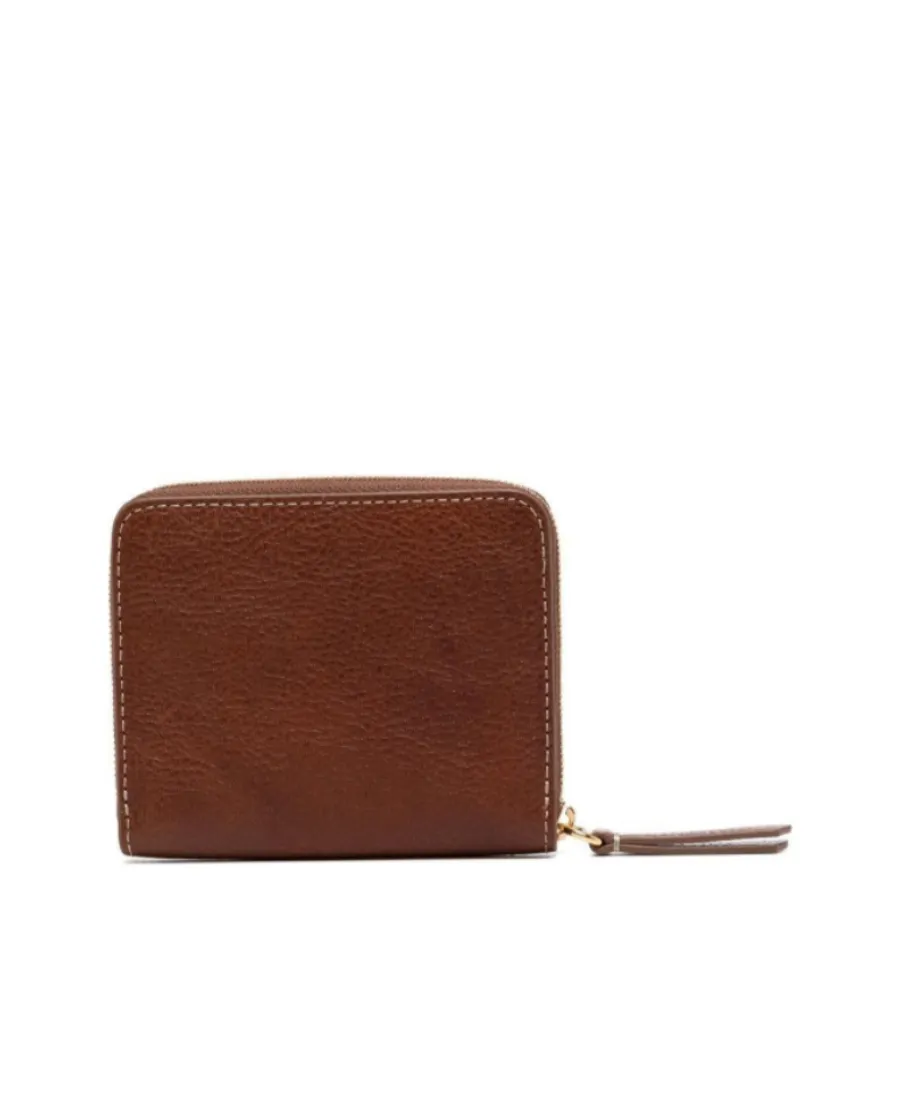 Mulberry Logo Plaque Zip-Around Wallet