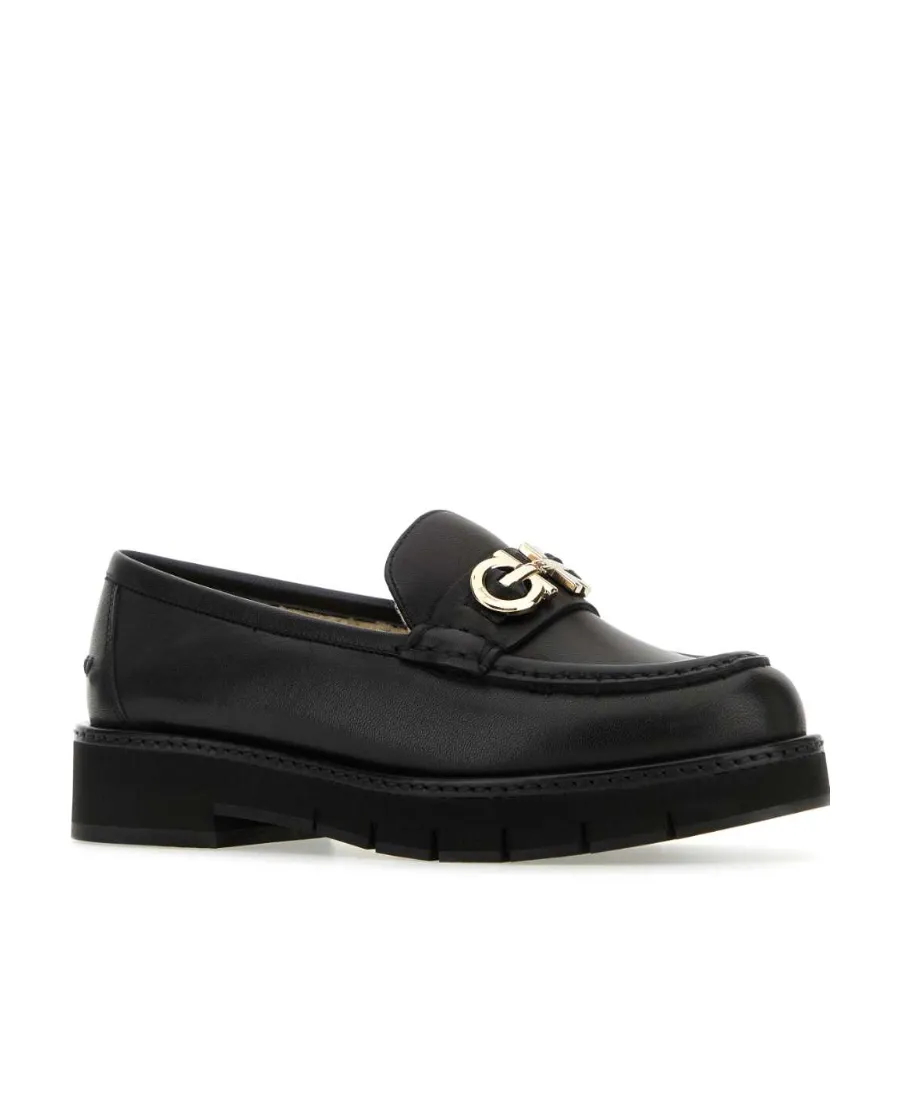 Salvatore Ferragamo Ofelia Gancini-Buckled Loafers