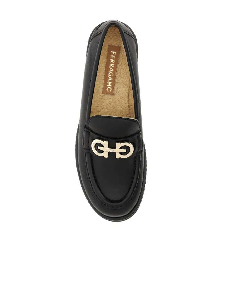 Salvatore Ferragamo Ofelia Gancini-Buckled Loafers