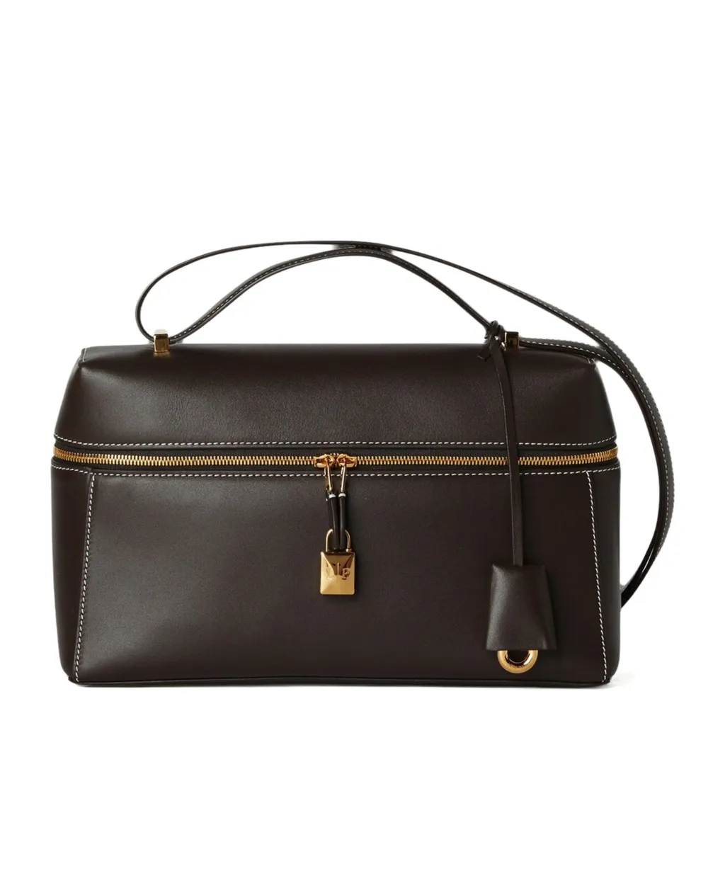 Zip-Open Shoulder Bag