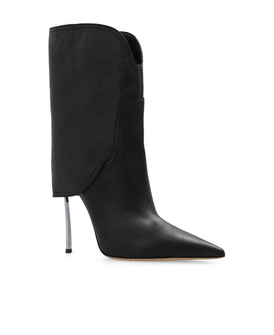 Casadei Pointed Toe Heeled Ankle Boots