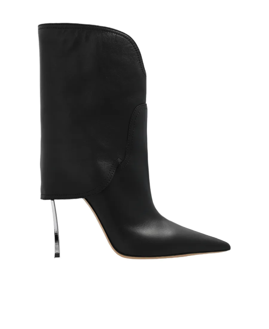 Casadei Pointed Toe Heeled Ankle Boots