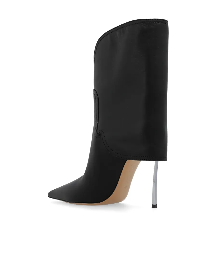 Casadei Pointed Toe Heeled Ankle Boots