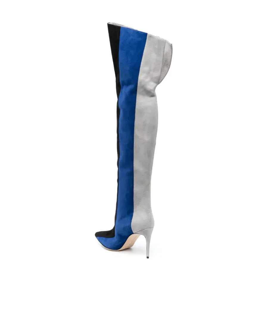 Manolo Blahnik Chicuyuhi Pointed Toe Boots