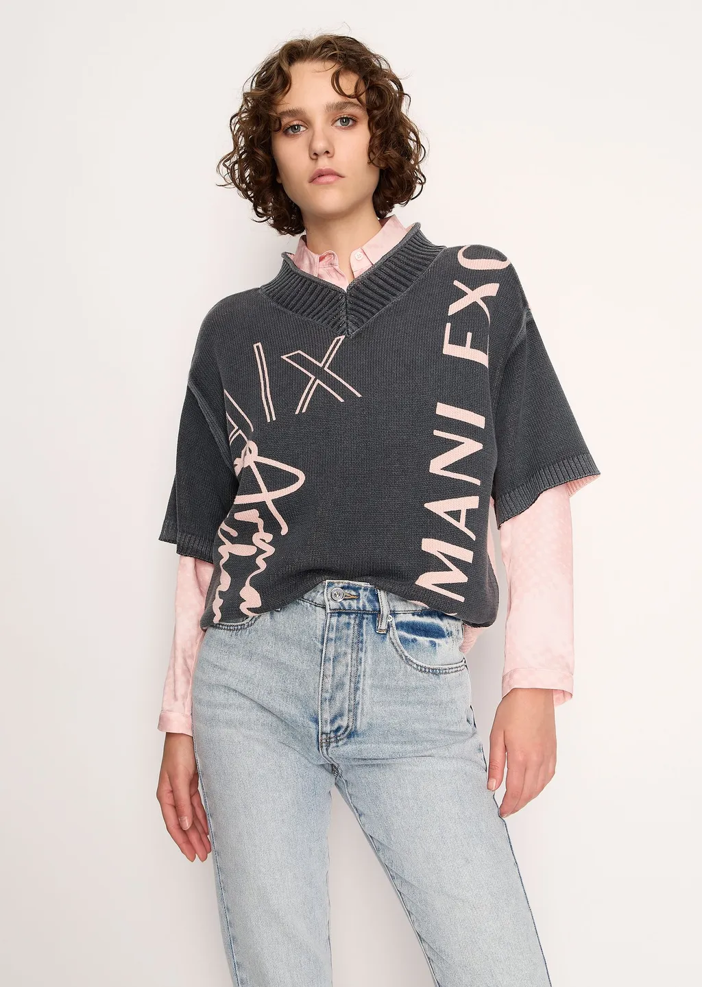 Belt Loop Denim Trousers