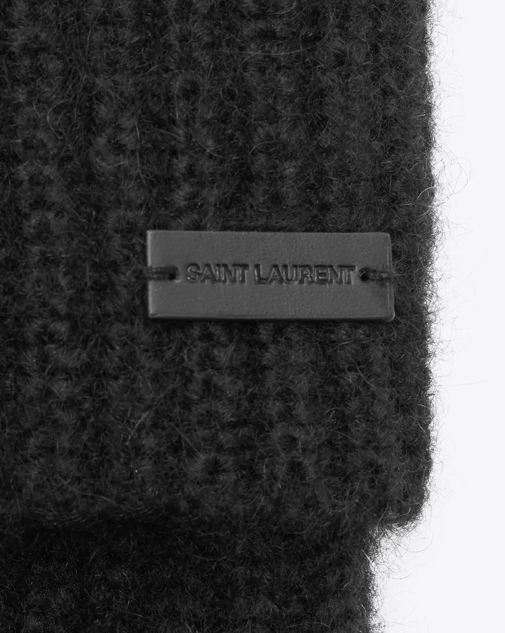 Saint Laurent Knit Folded Collar