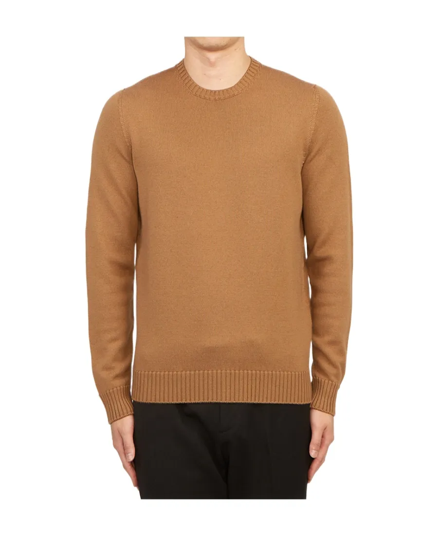 Crew Neck Knitted Jumper