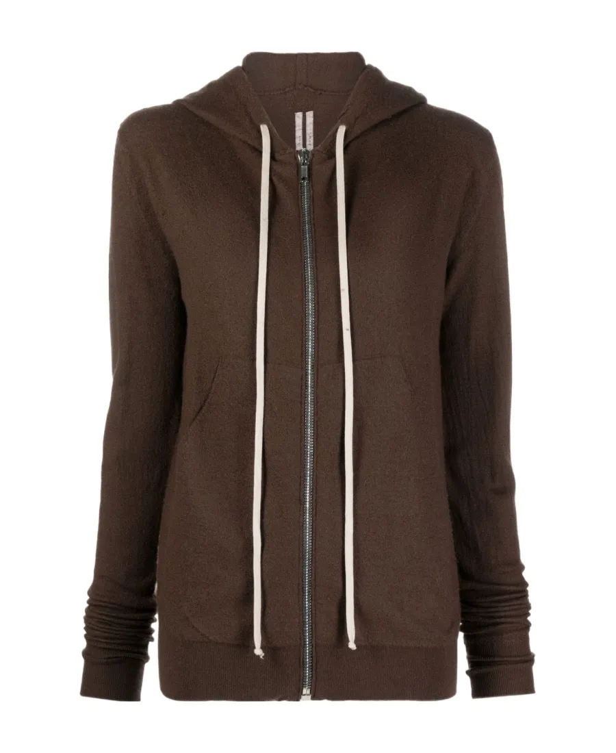 Zip-Up Cashmere Hoodie
