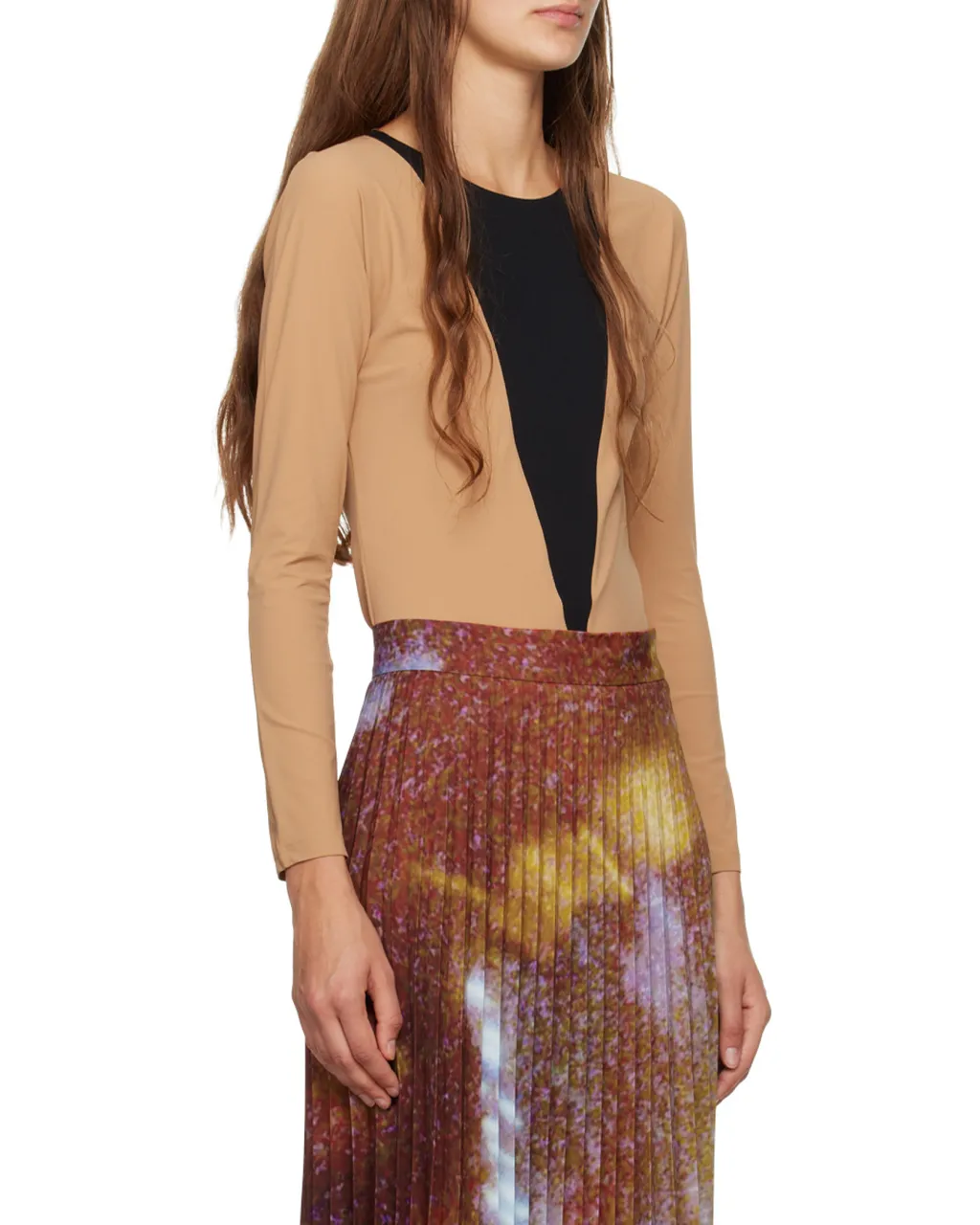 Triangle-Shape Long-Sleeve T-Shirt