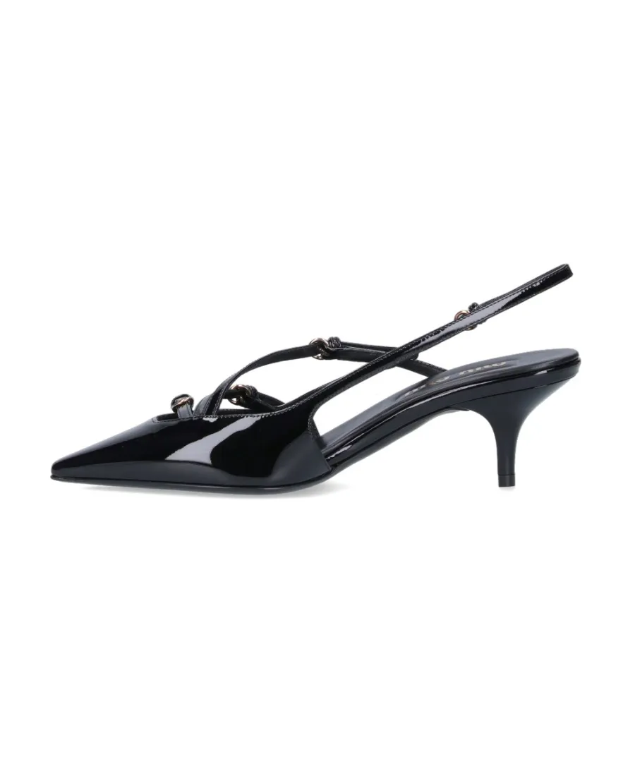Miu Miu Pointed Toe Slingback Pumps