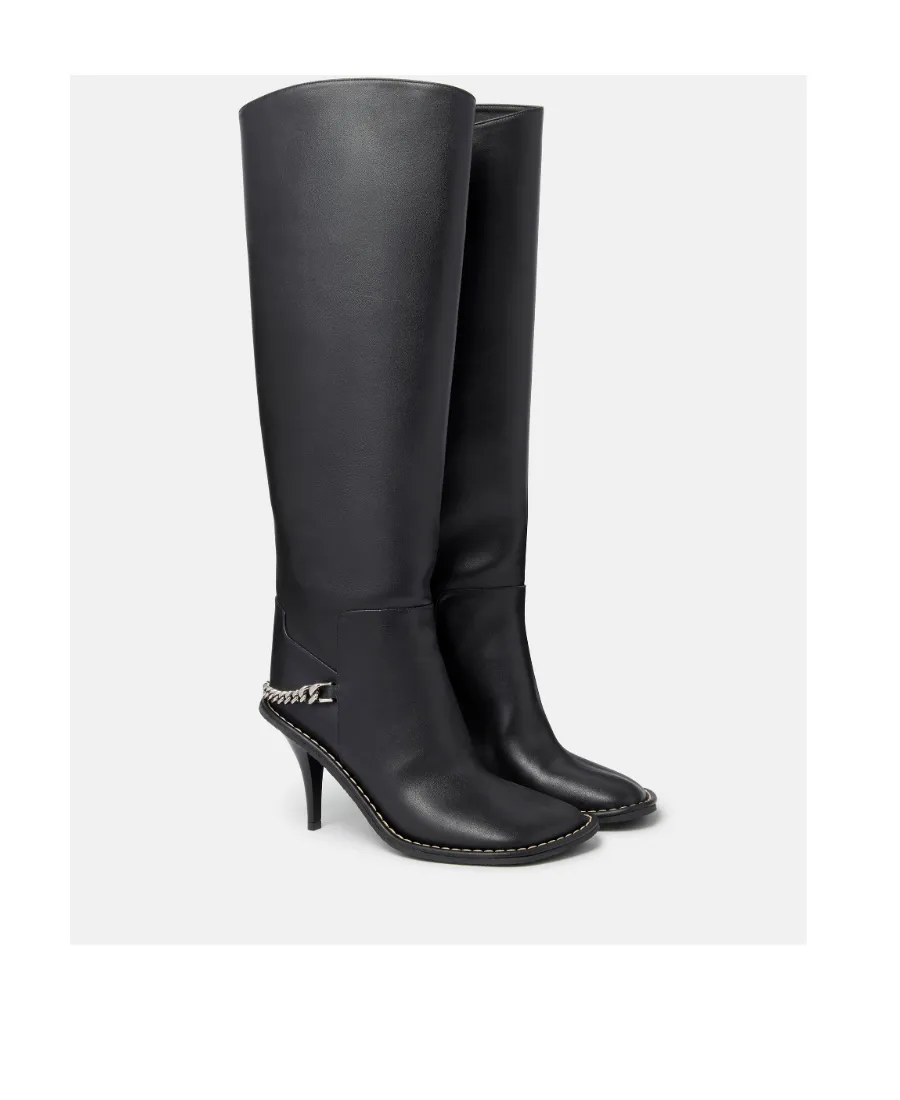 Stella Mccartney Ryder Knee-High Stiletto Boots