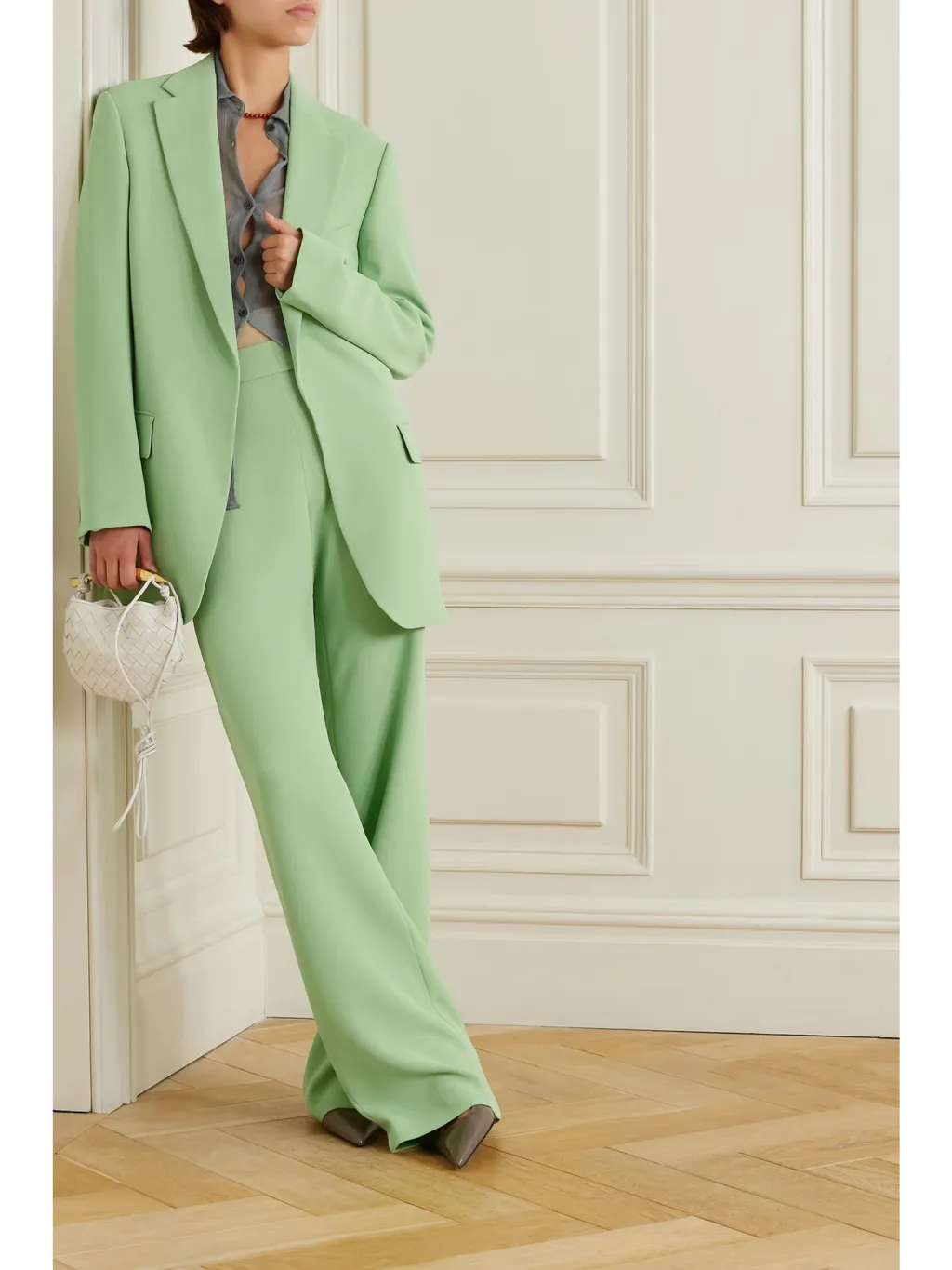 Long-Sleeved Suit Coat