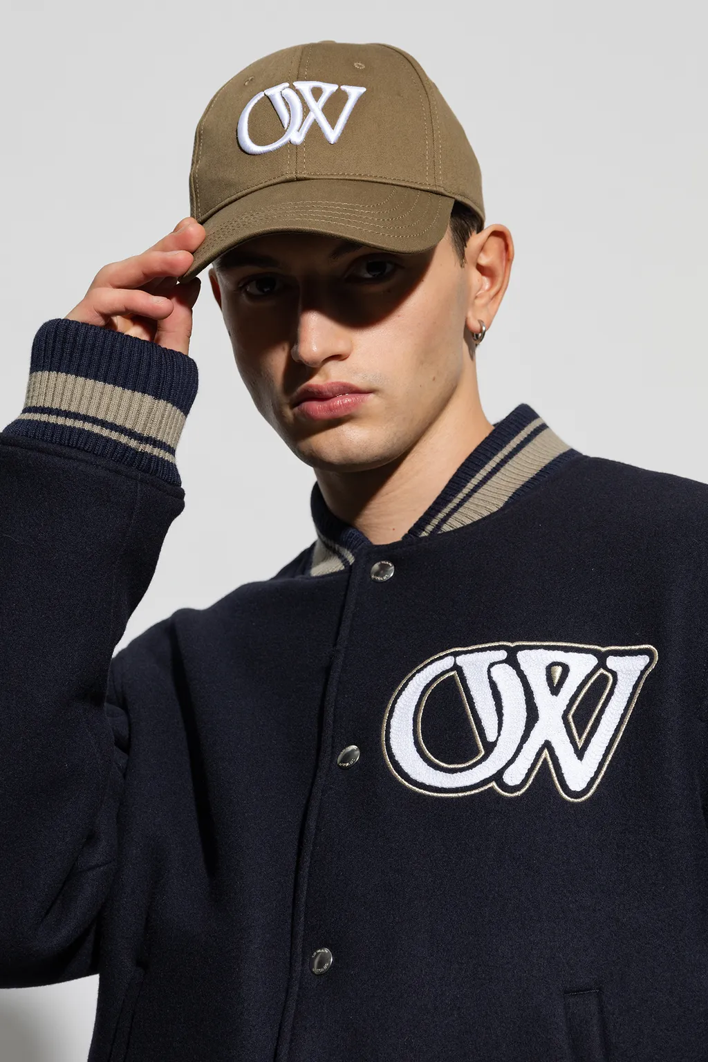 Off-White Logo Embroidered Baseball Cap