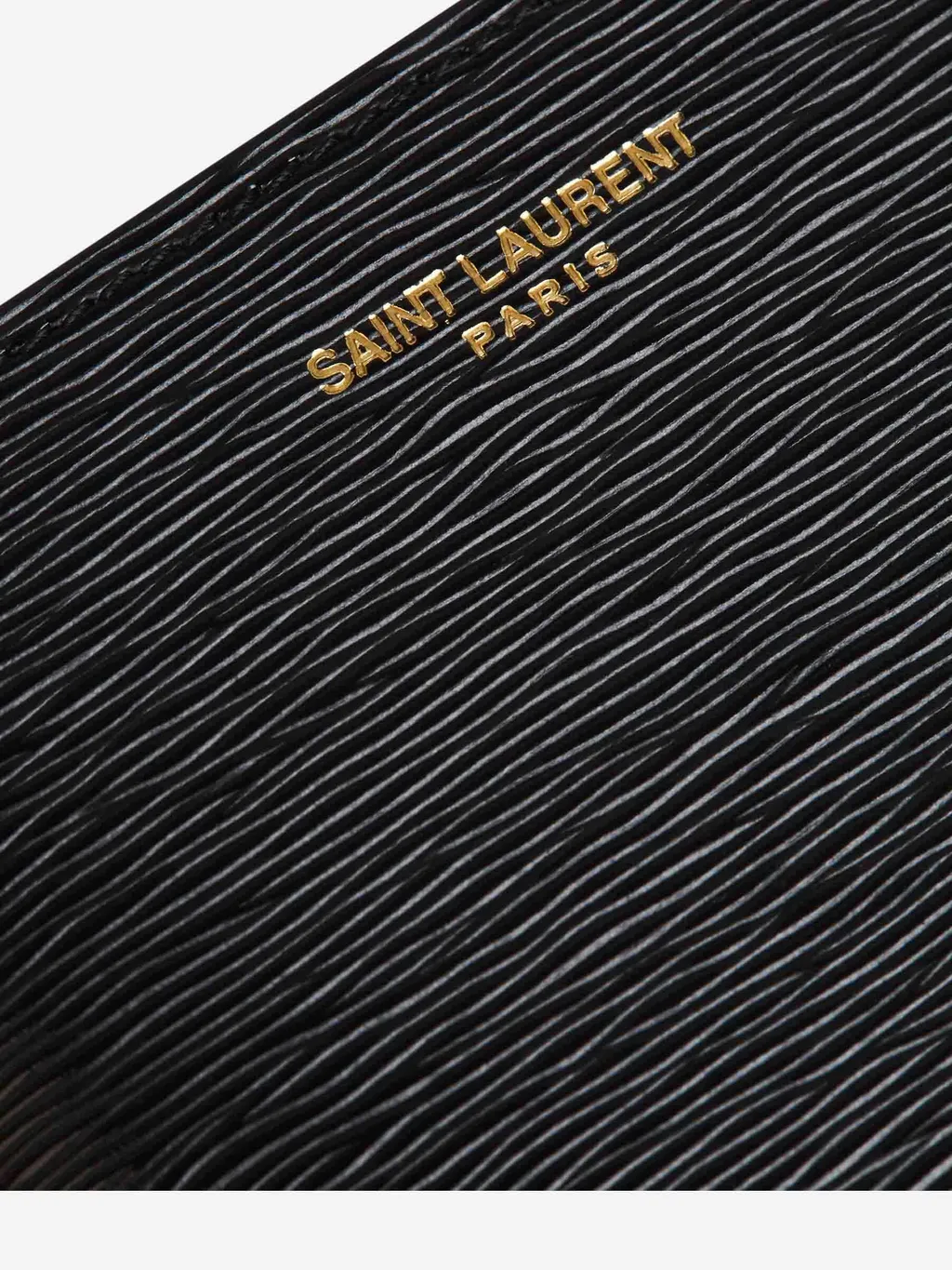 Saint Laurent Logo Engraved Bifold Wallet