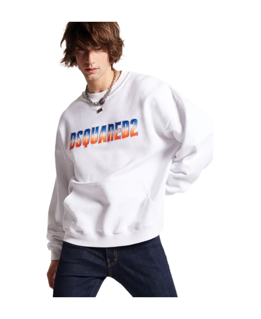 Dsquared2 Logo Printed Long-Sleeved Sweatshirt