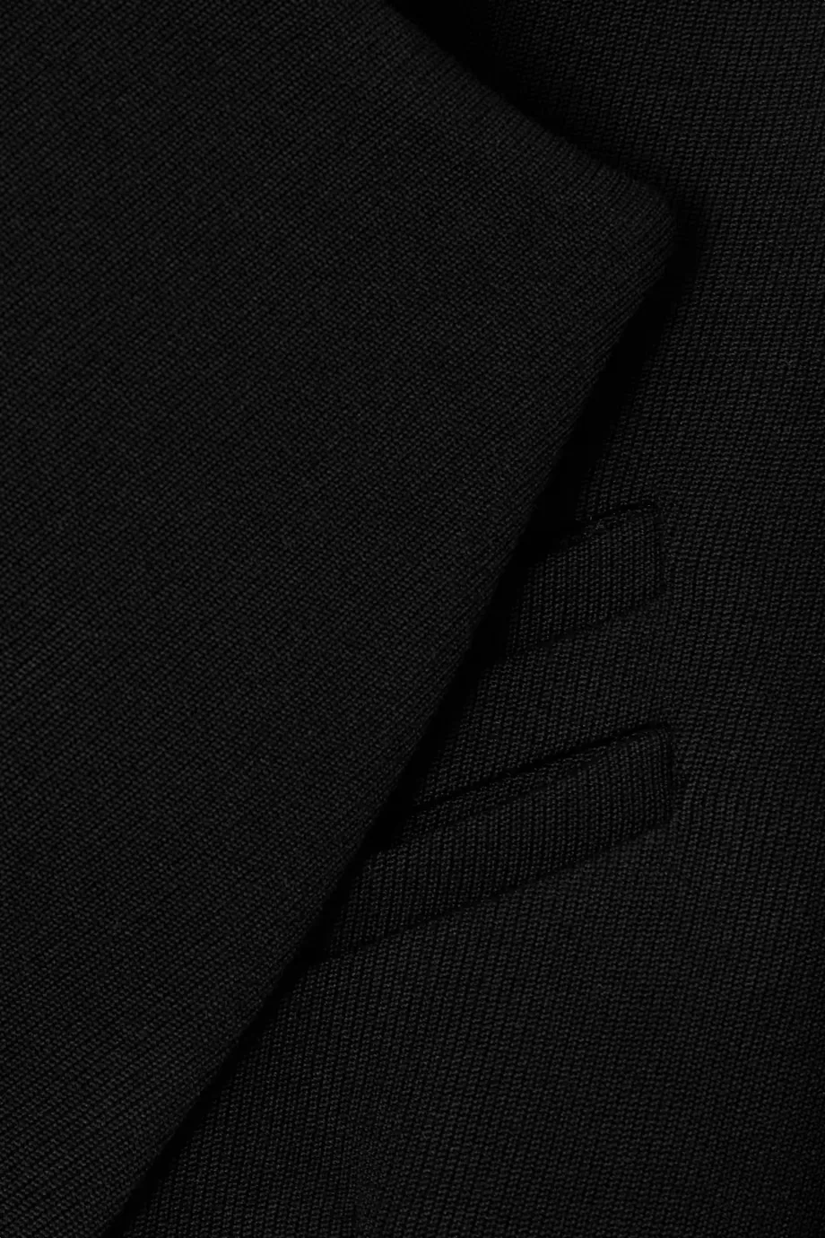 Long-Sleeved Lapel Blazer