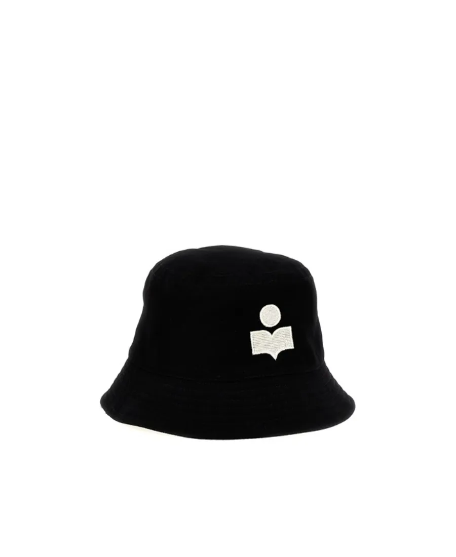Isabel Marant Logo Embroidered Narrow Brim Bucket Hat