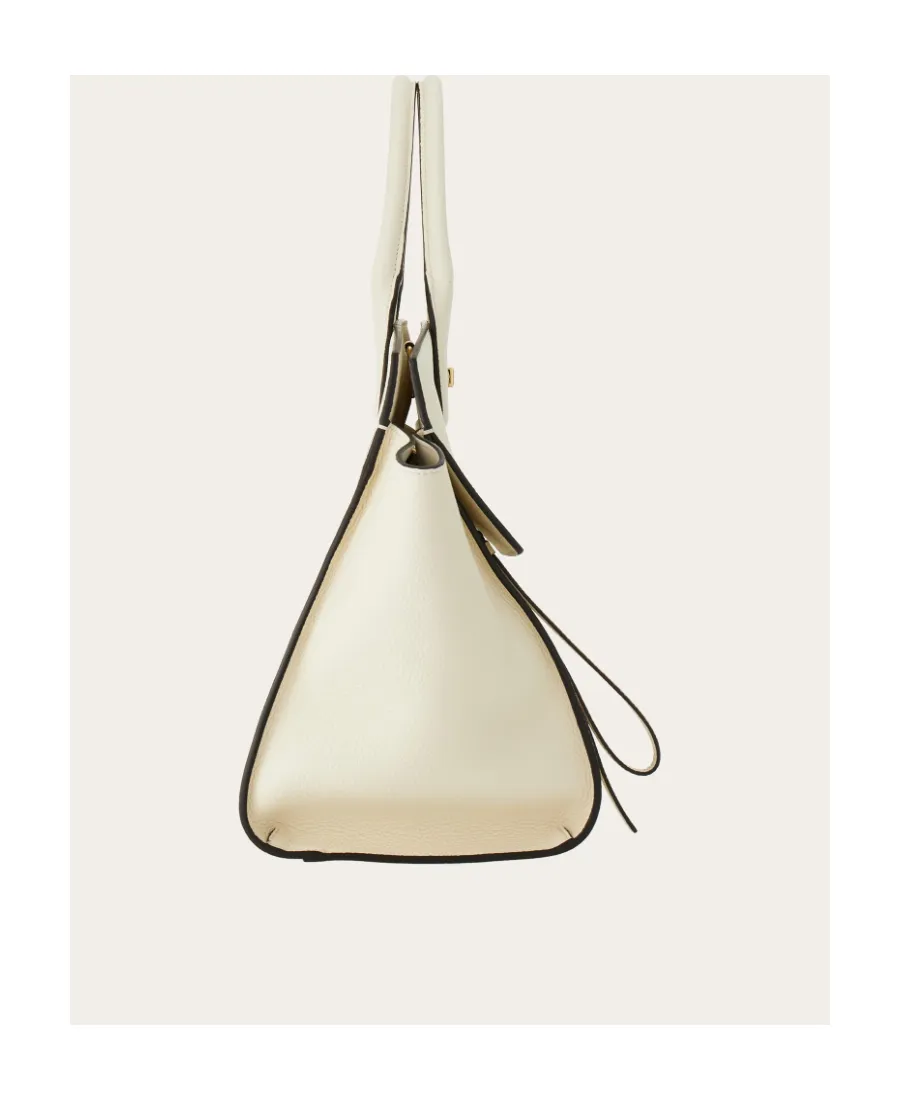 Logo Embroidered Shoulder Bag