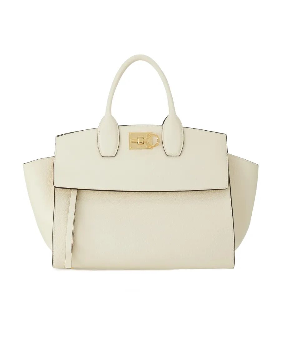 Logo Embroidered Shoulder Bag