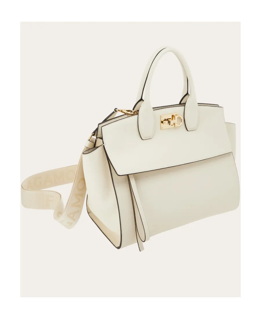 Logo Embroidered Shoulder Bag