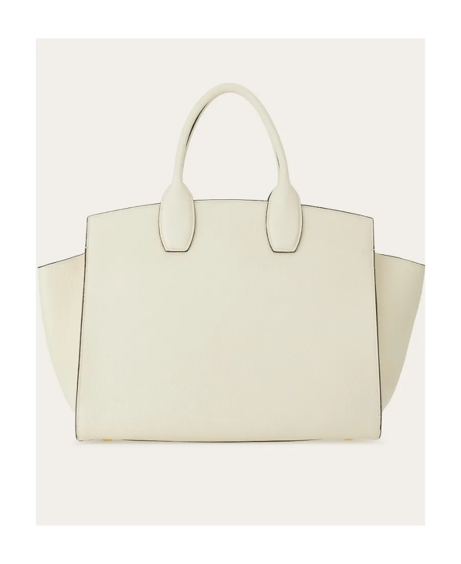 Logo Embroidered Shoulder Bag