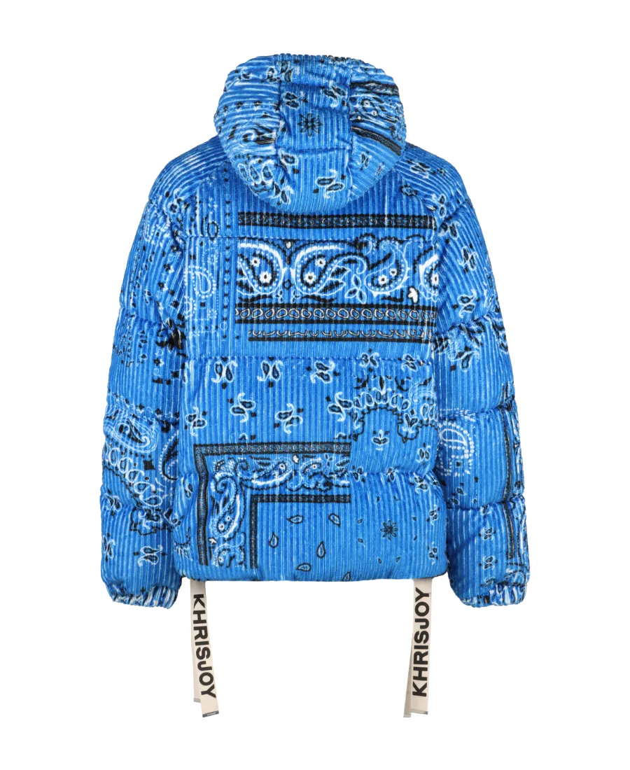 Khrisjoy Corduroy Zip-Up Down Jacket