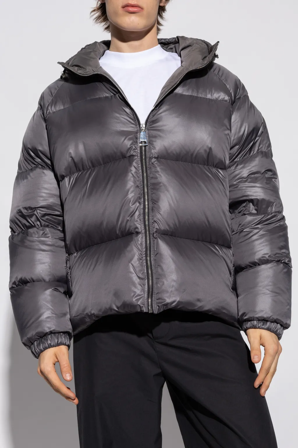 Logo-Embossed Padded Down Jacket