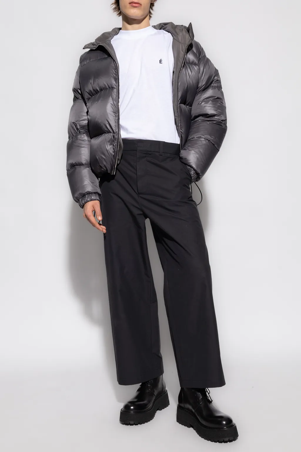 Logo-Embossed Padded Down Jacket