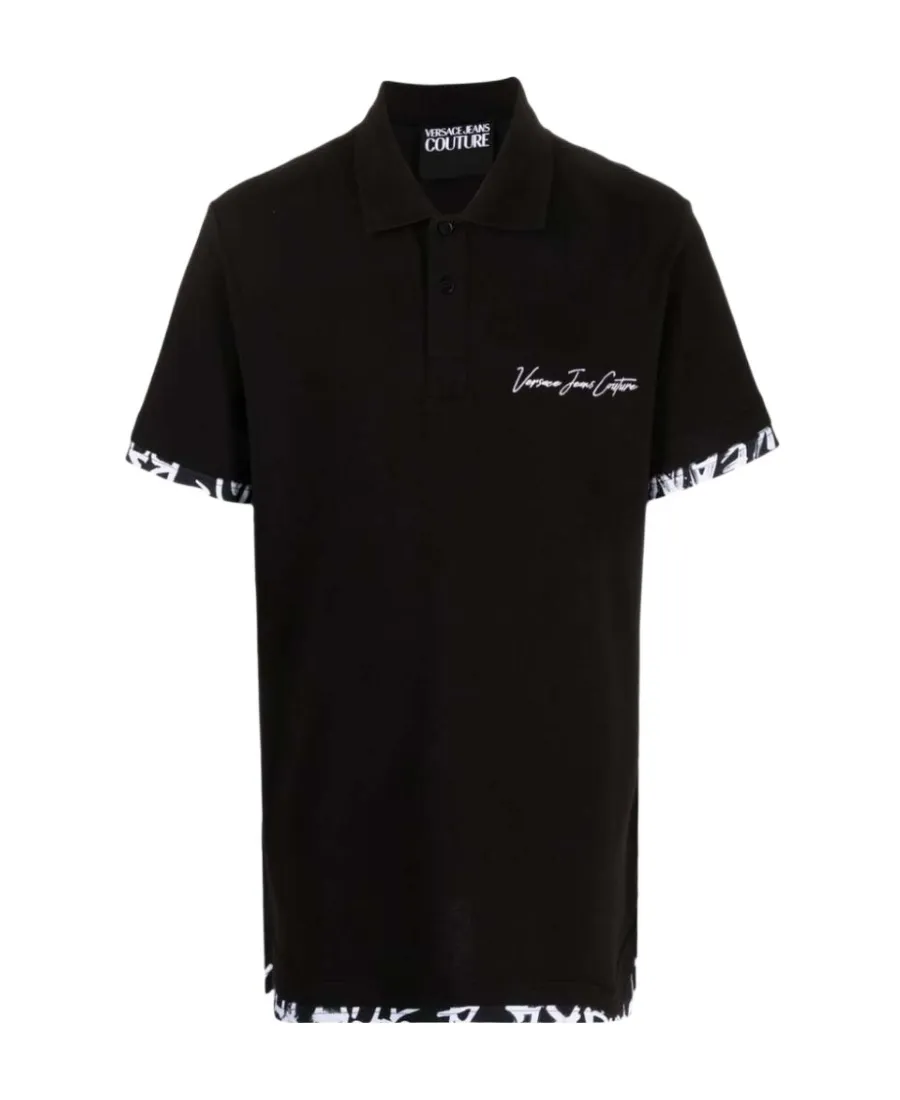 Logo-Print Cotton Polo Shirt