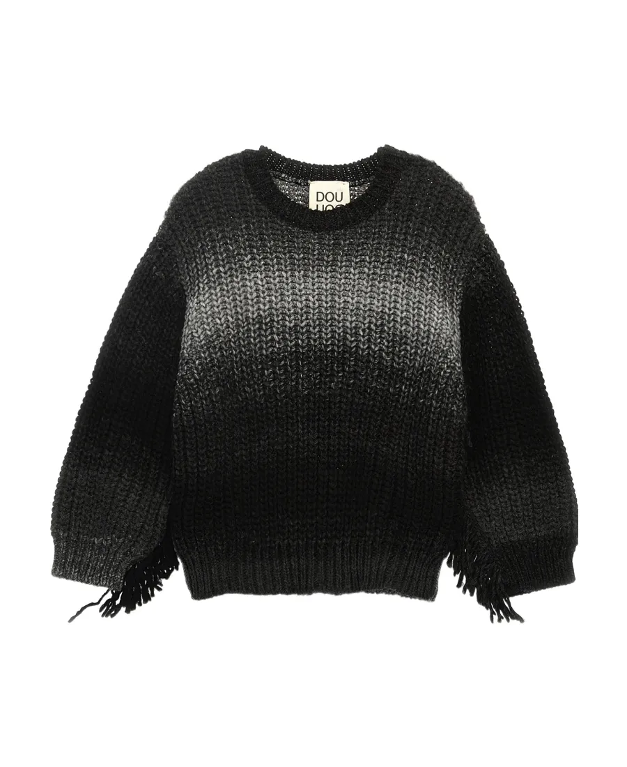 Douuod Fringed Knit Pullover