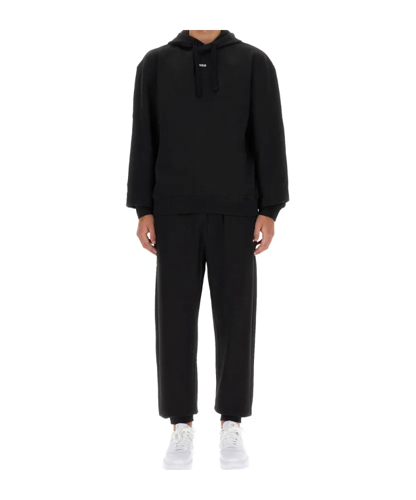 Hugo Logo Printed Drawstring Two-Piece Tracksuit