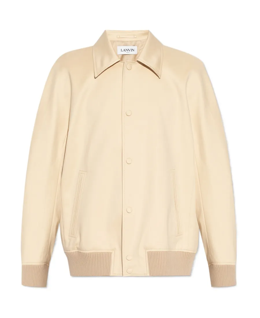Lanvin Buttoned Long-Sleeved Bomber Jacket