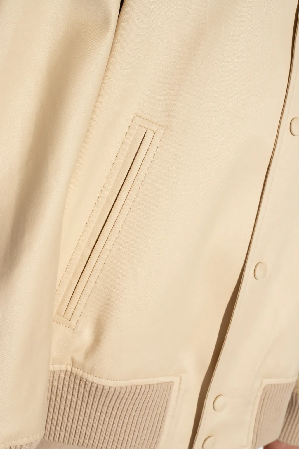 Lanvin Buttoned Long-Sleeved Bomber Jacket