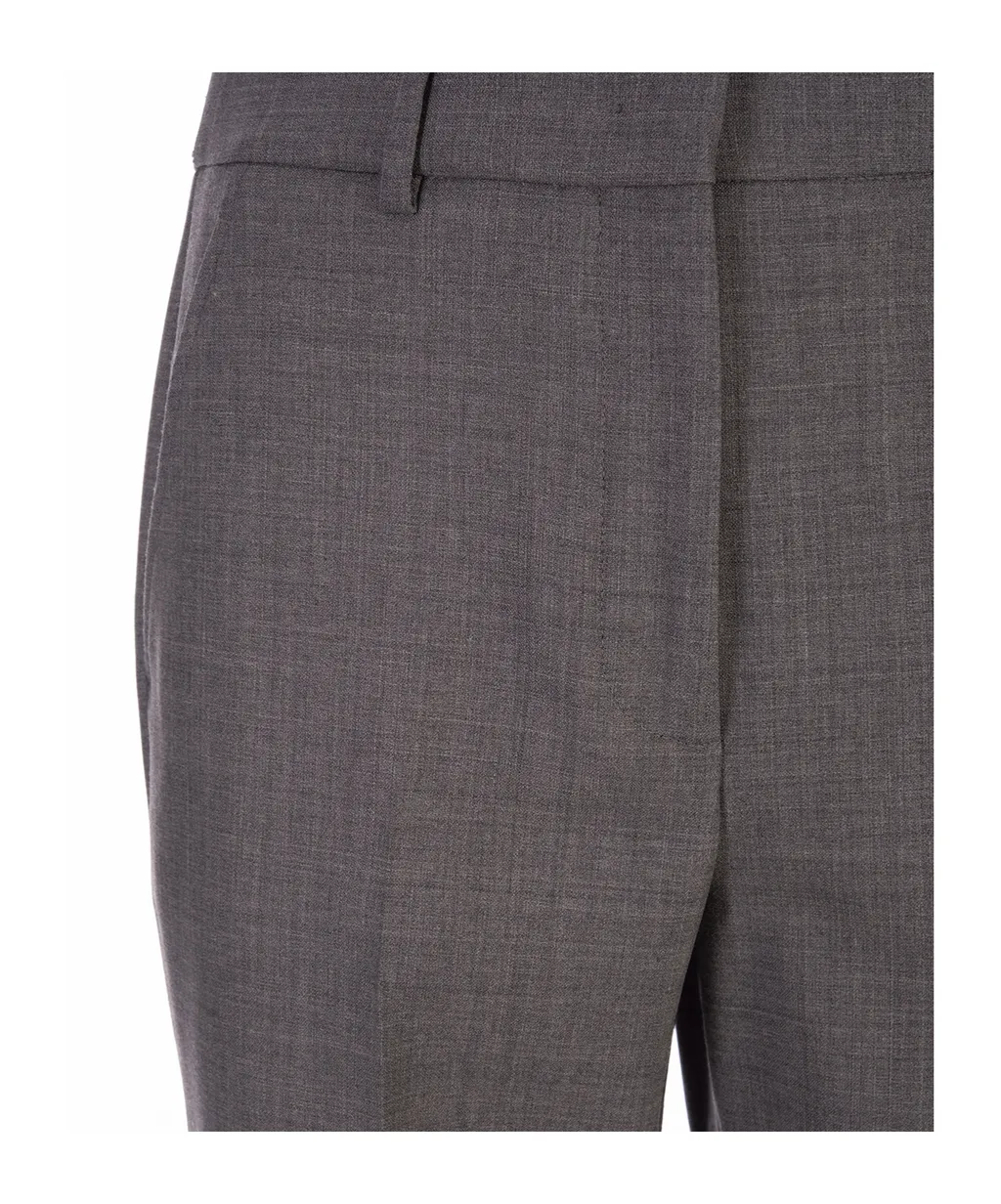 Pressed-Crease Tailored Trousers